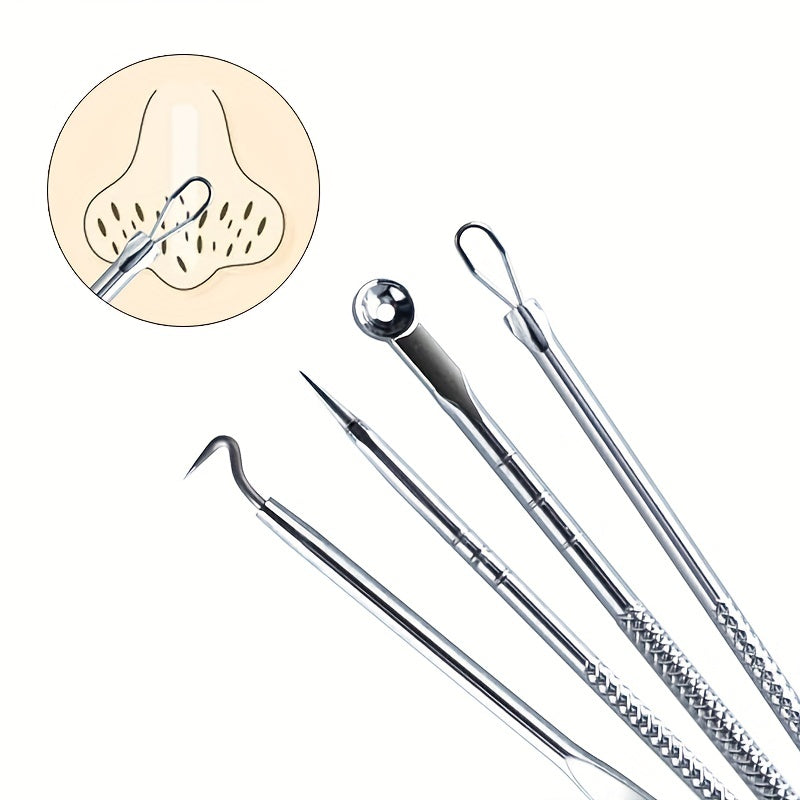 The Ultimate 4-Piece Blackhead & Blemish Extractor Kit