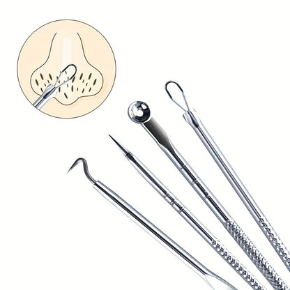 The Ultimate 4-Piece Blackhead & Blemish Extractor Kit