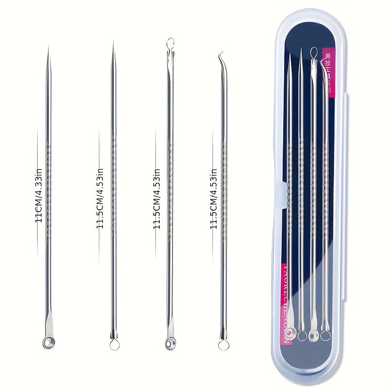 The Ultimate 4-Piece Blackhead & Blemish Extractor Kit