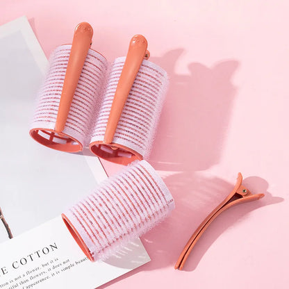 Self-Adhesive Hair Rollers for Effortless Volume