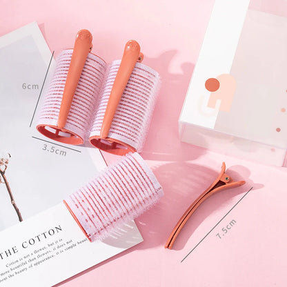 Self-Adhesive Hair Rollers for Effortless Volume