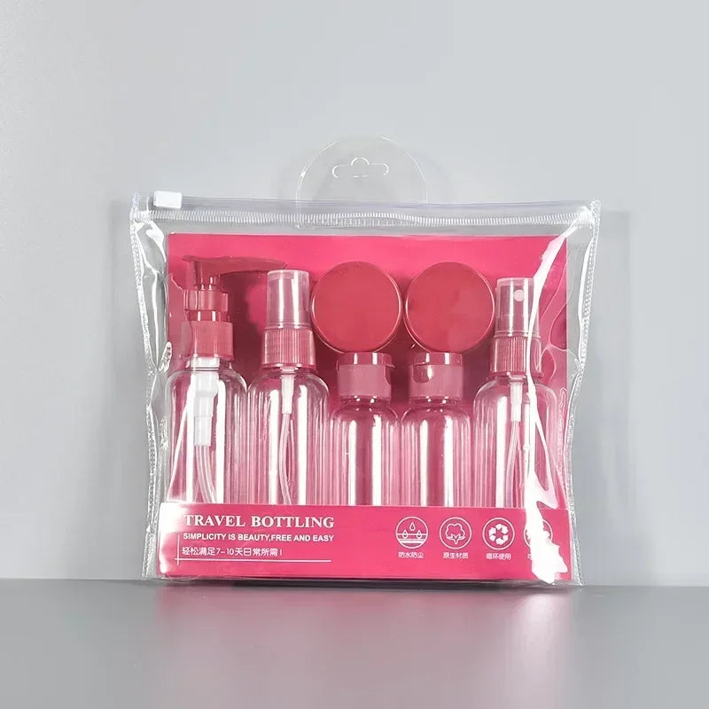 7-Piece Refillable Travel Set for Your Essentials