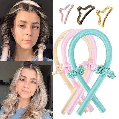 Heatless Curling Rod for Damage-Free Curls