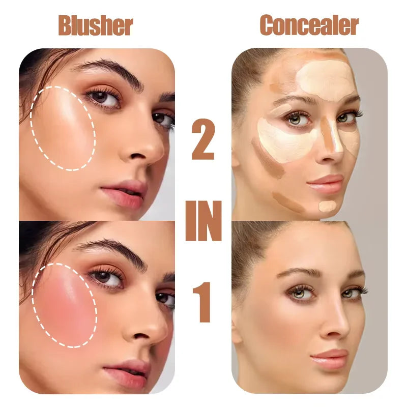 The Plum Blossom All-in-One Palette: Conceal, Brighten & Blush