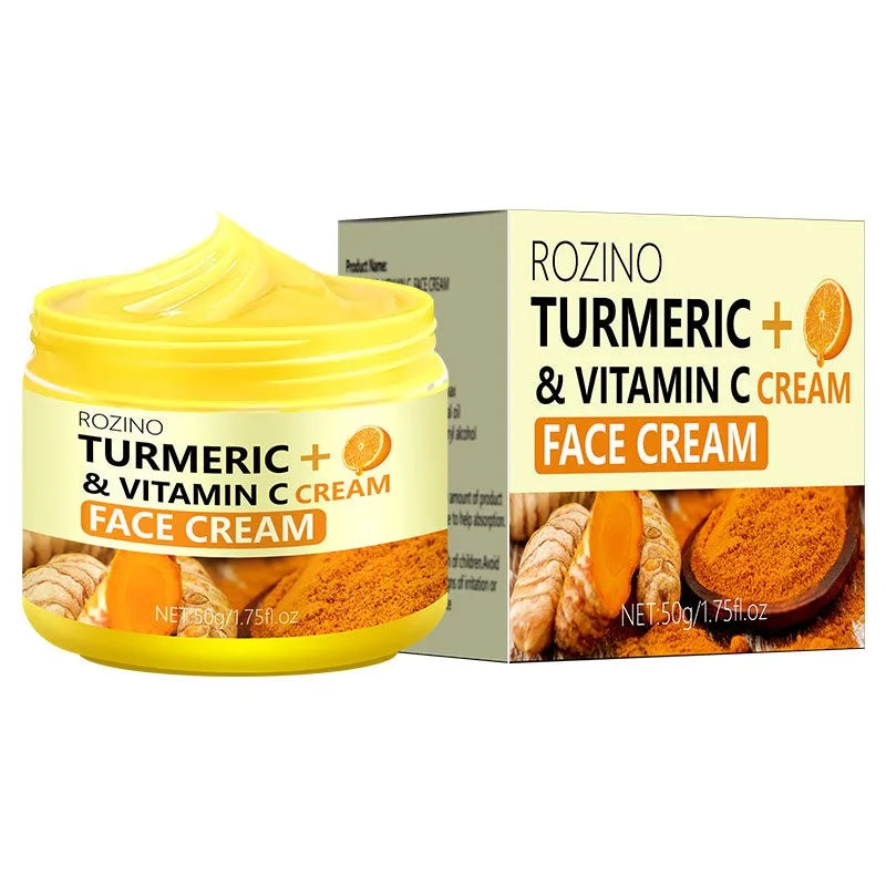 Glow Cream: A Powerful Blend of Turmeric, Vitamin C, Collagen & HA