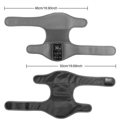 Eletric Knee Massager Heating Pad Vibration Wrap 5 Gears Heat Knee Massage Brace Rechargeable Knee Protector Relief Fatigue Pads