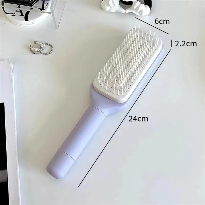 Self-Cleaning Hair & Scalp Massaging Brush