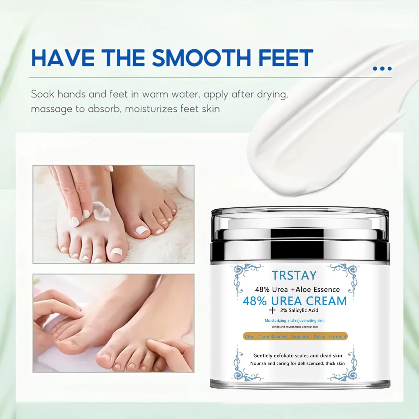45% Urea Foot & Hand Cream: Callus & Cracked Heel Treatment