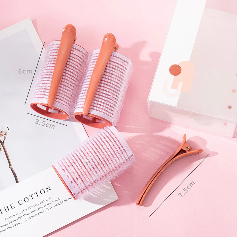 Self-Adhesive Hair Rollers for Effortless Volume