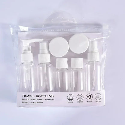 7-Piece Refillable Travel Set for Your Essentials