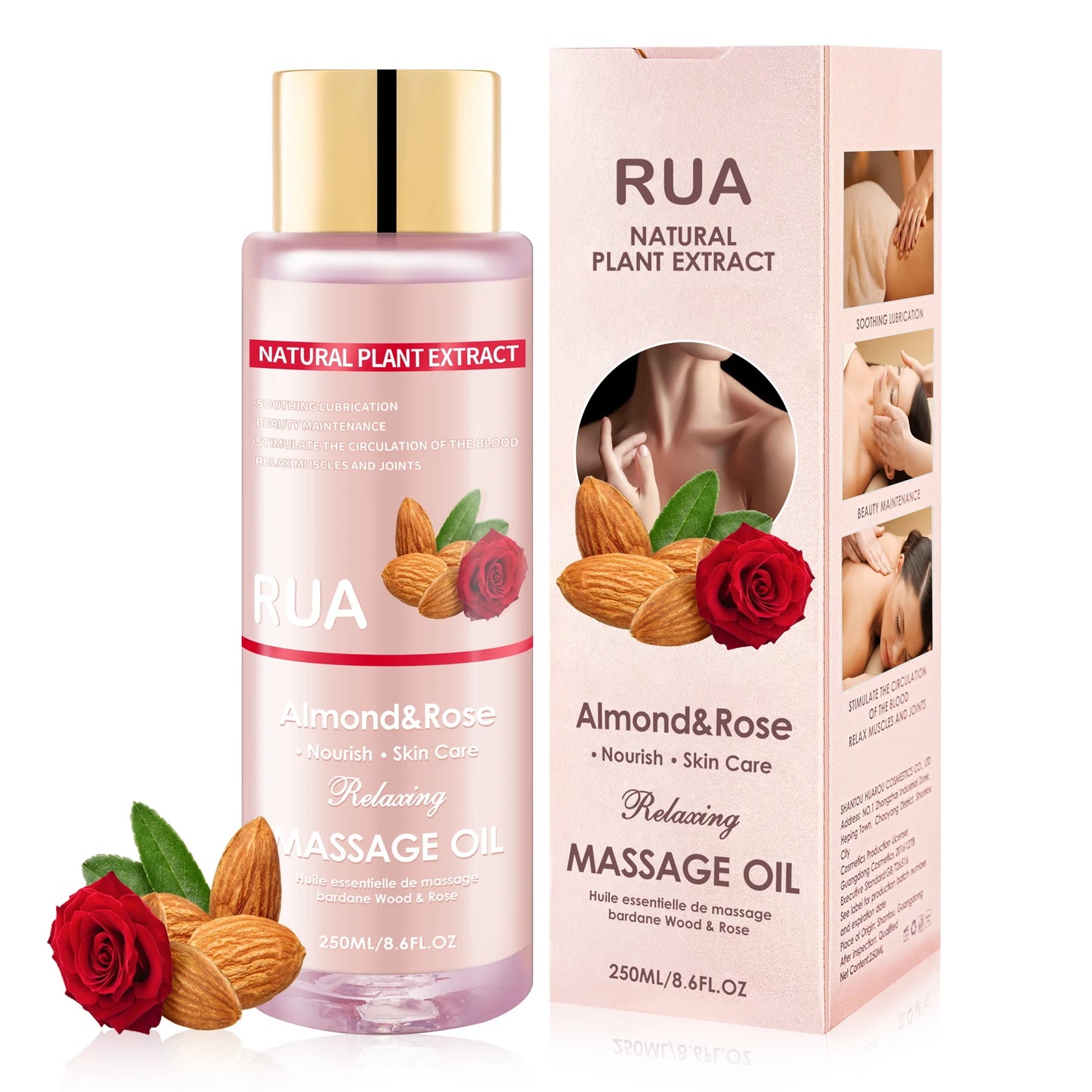Almond & Rose Luxurious Massage Oil