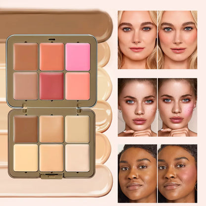 The Plum Blossom All-in-One Palette: Conceal, Brighten & Blush
