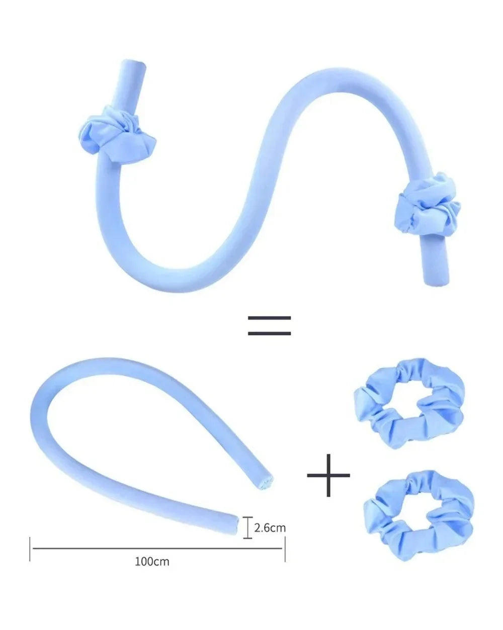 Heatless Curling Rod for Damage-Free Curls